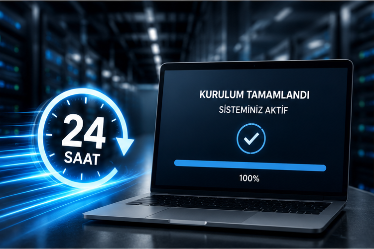 Hızlı Kurulum – 24 saat içinde devreye alma